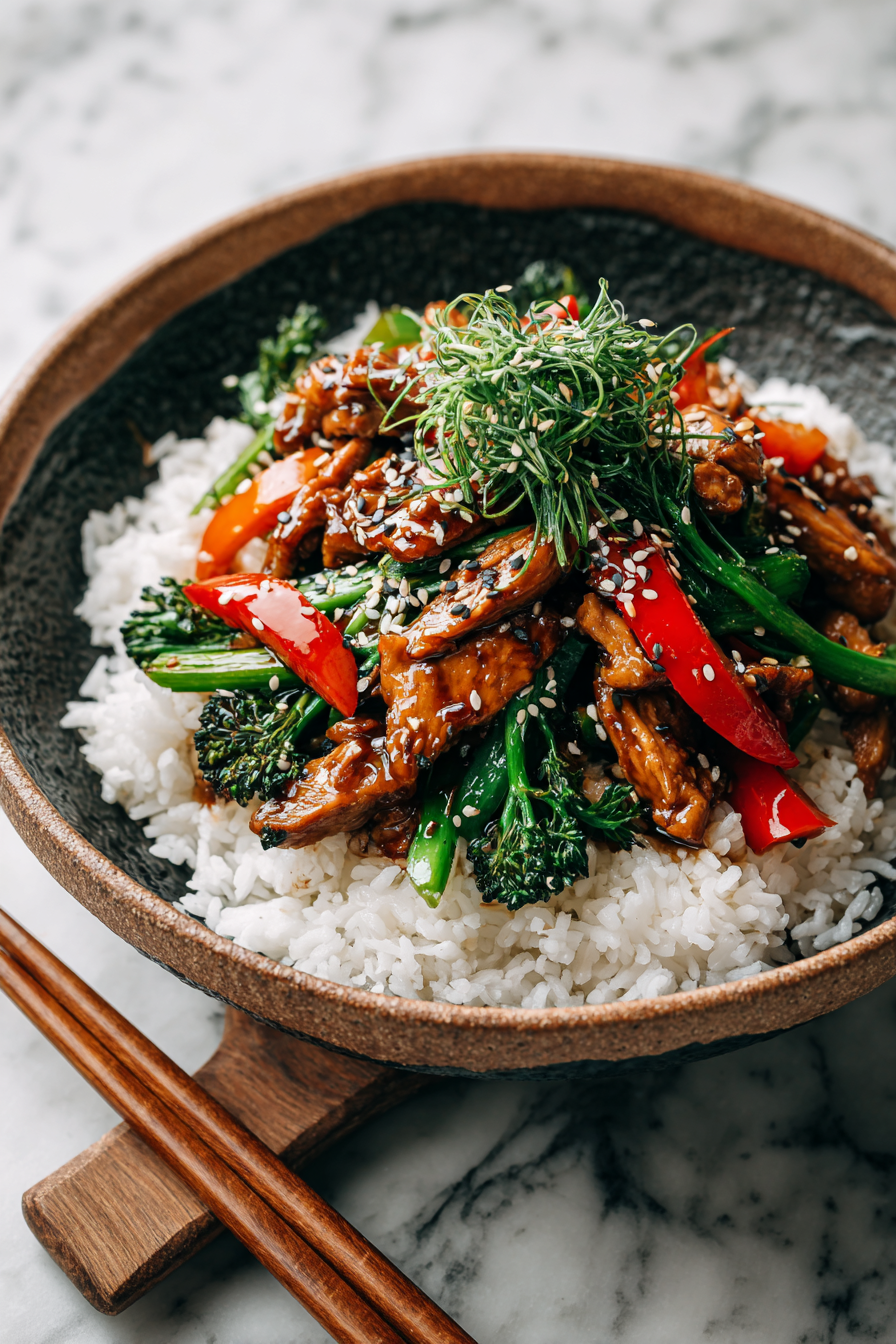 Teriyaki Chicken Stir Fry Recipe