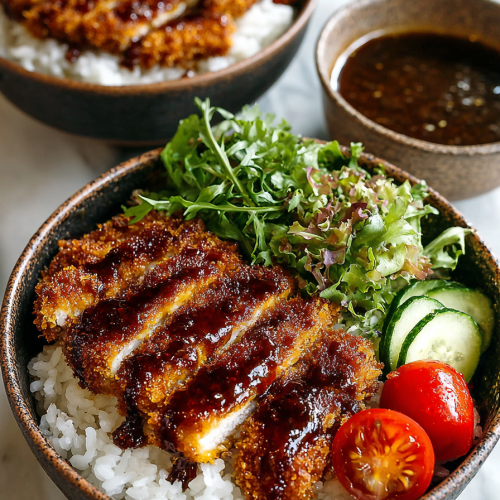 Tonkatsu Japanese Chicken Bowls