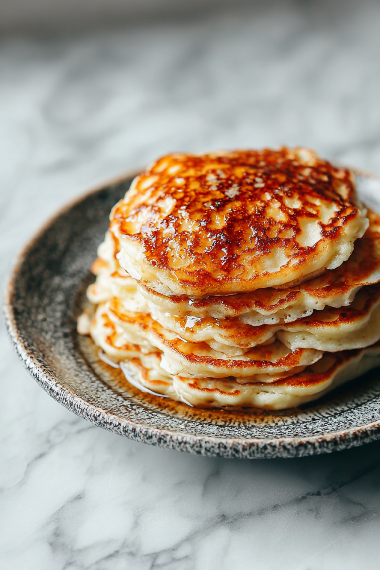Vanilla Cinnamon Buttermilk Pancakes Recipe