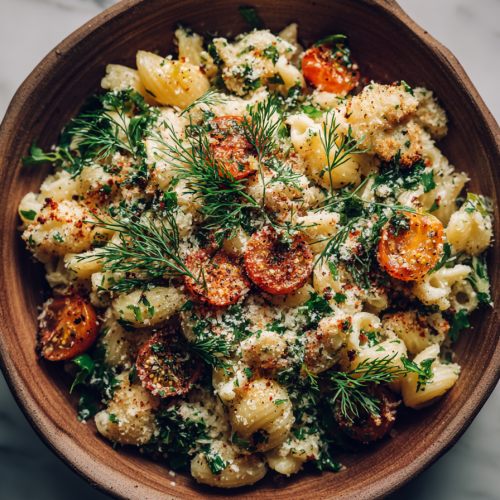 Vegan Caesar Pasta Salad Recipe