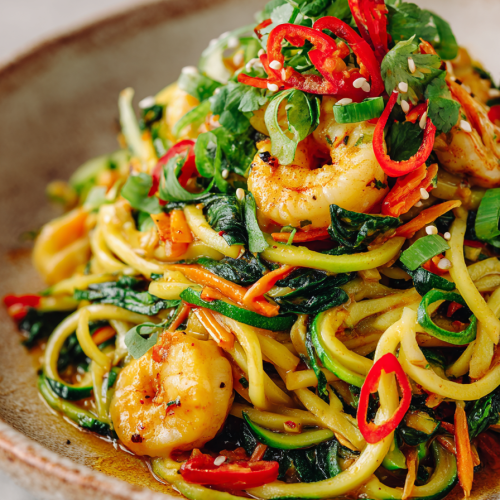 Zucchini Pad Thai Stir Fry